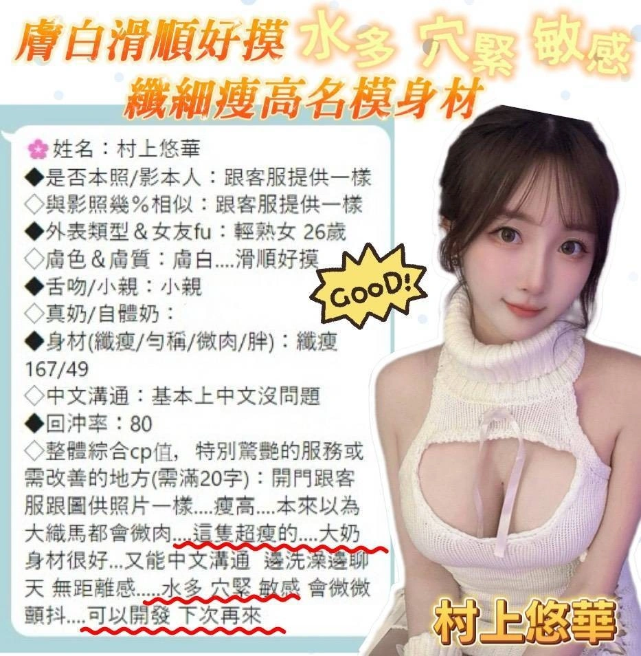 台南定點茶-村上悠華/166/44/?/E